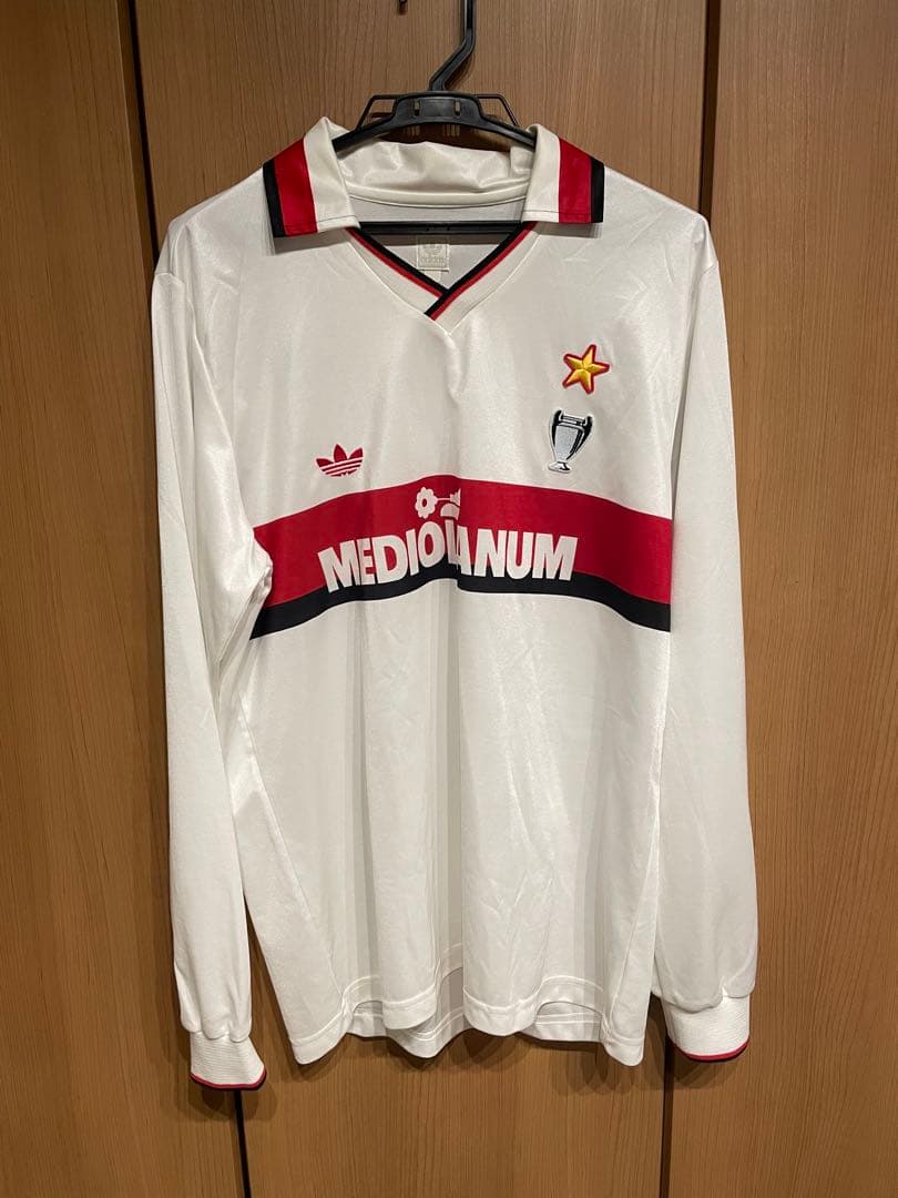 ACミラン 90/91 復刻 アウェイ長袖ユニフォーム2003