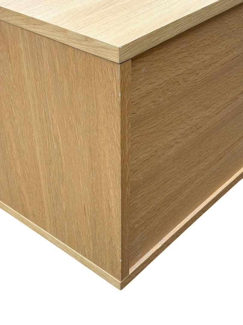 【年末限定】無印良品 スタッキングキャビネット オーク材 テレビ台 廃盤品