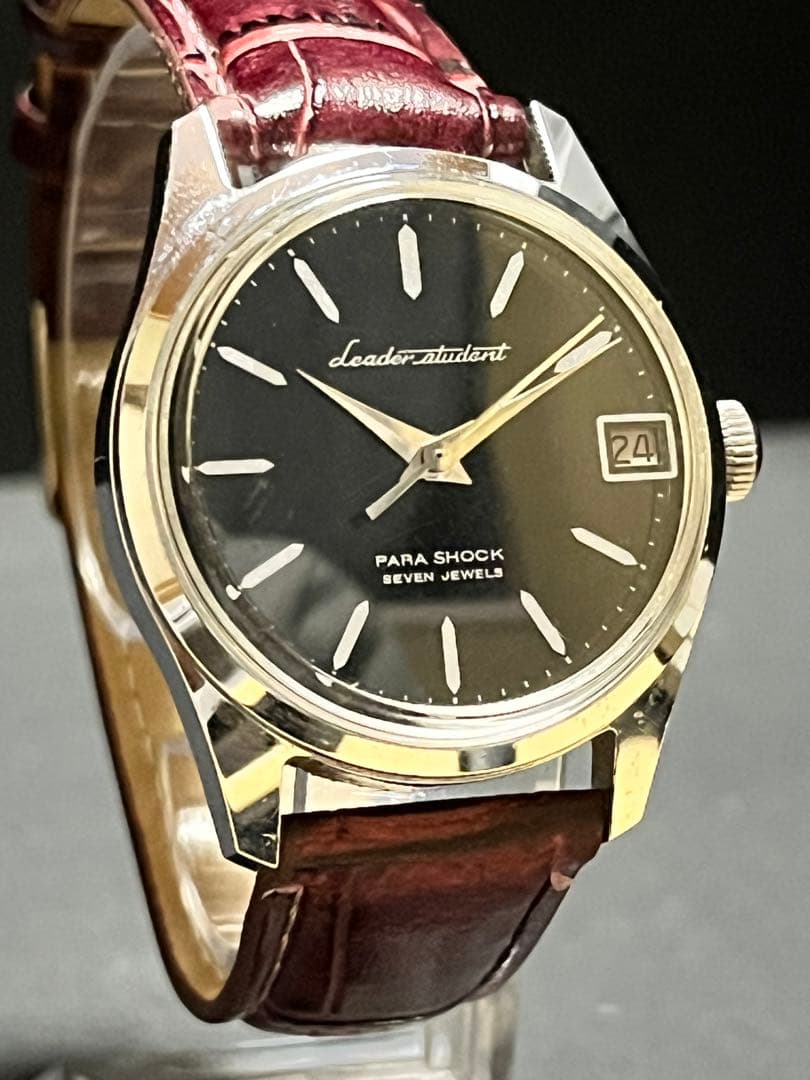★超絶品！シチズン リーダースチューデント 動作良好　手巻きメンズ腕時計