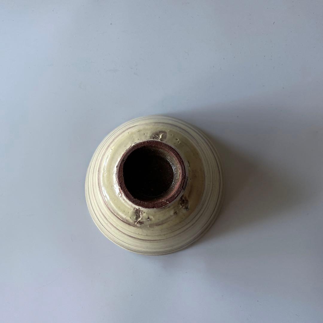 舩木道忠 刷毛目茶碗 共箱付
