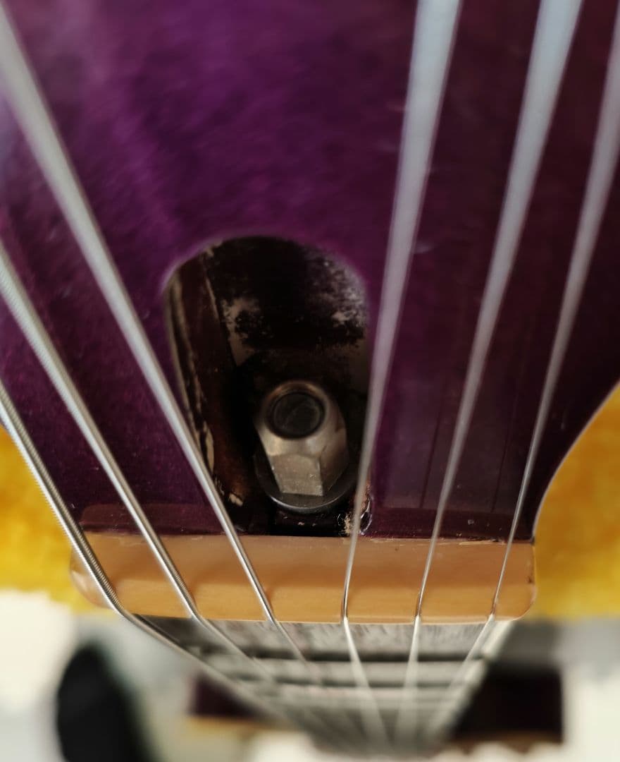 レスポールスタイル オリジナル エレキギター パープル