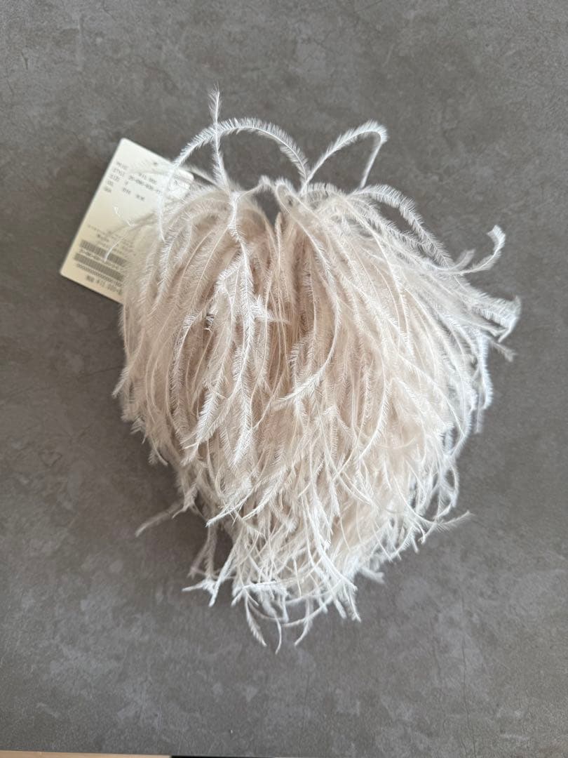 新品♡ふわふわ♡VERMEIL par iena オーストリッチコサージュ