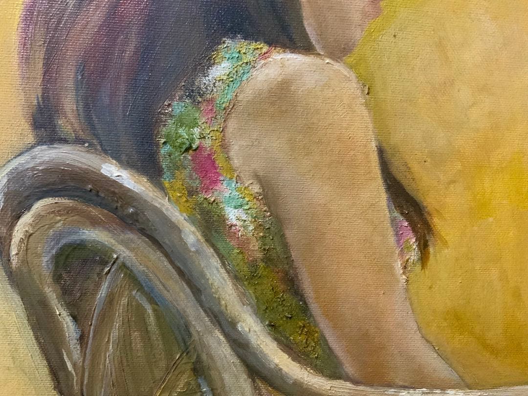 人物画　油彩