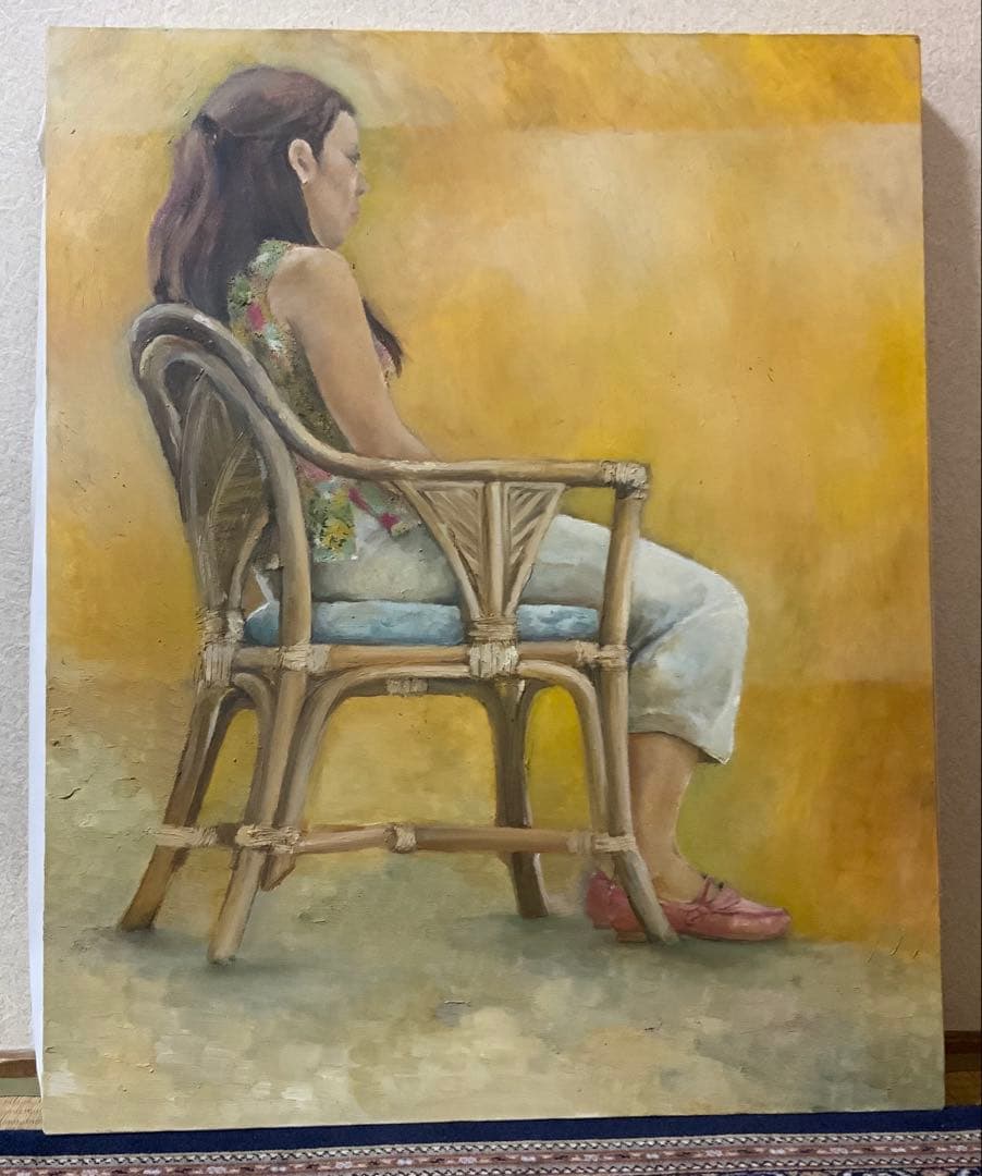 人物画　油彩