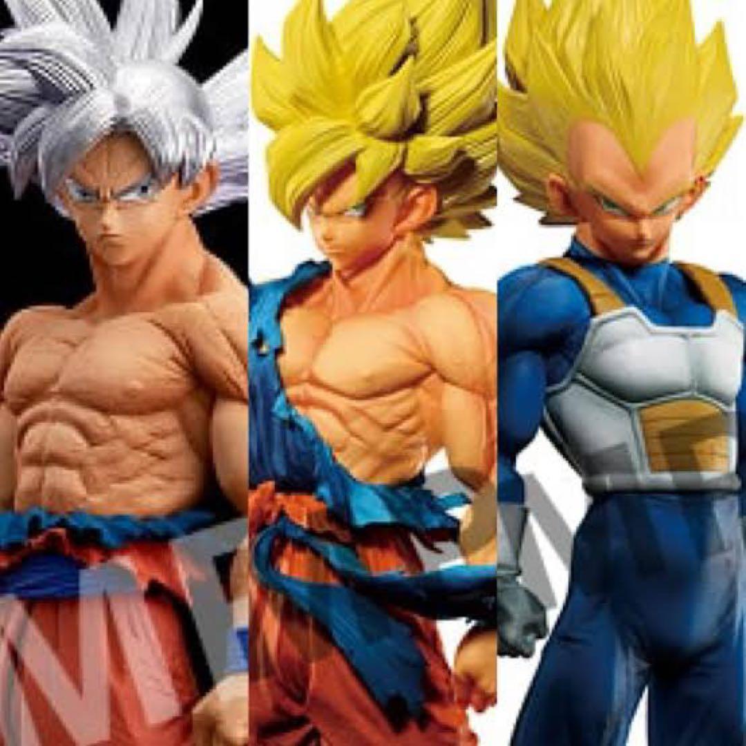 ドラゴンボール ゲンキダマツリ SMSP 3体セット 孫悟空 ベジータ 身勝手