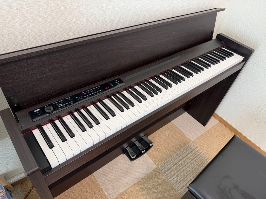 【引取限定】KORG LP-380 ダークウッド 88鍵デジタルピアノ 椅子付き