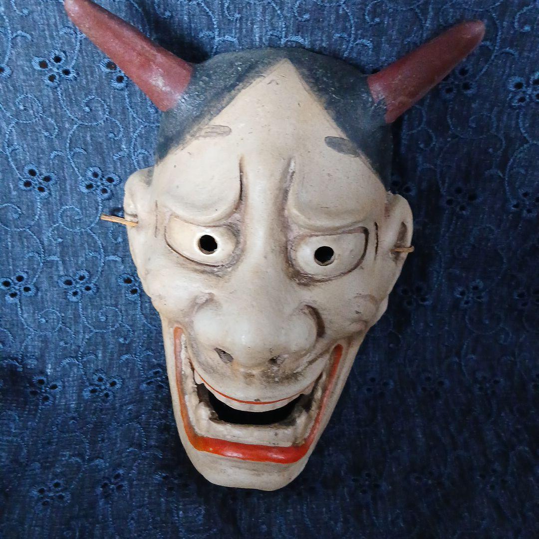 般若陶器 古い能面