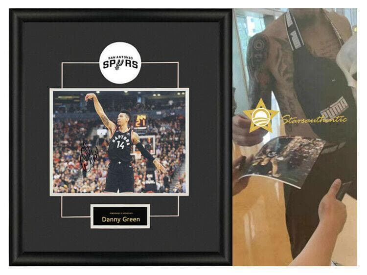 直筆サイン入り写真 ダニー・グリーン サンアントニオ・スパーズ SA鑑定済