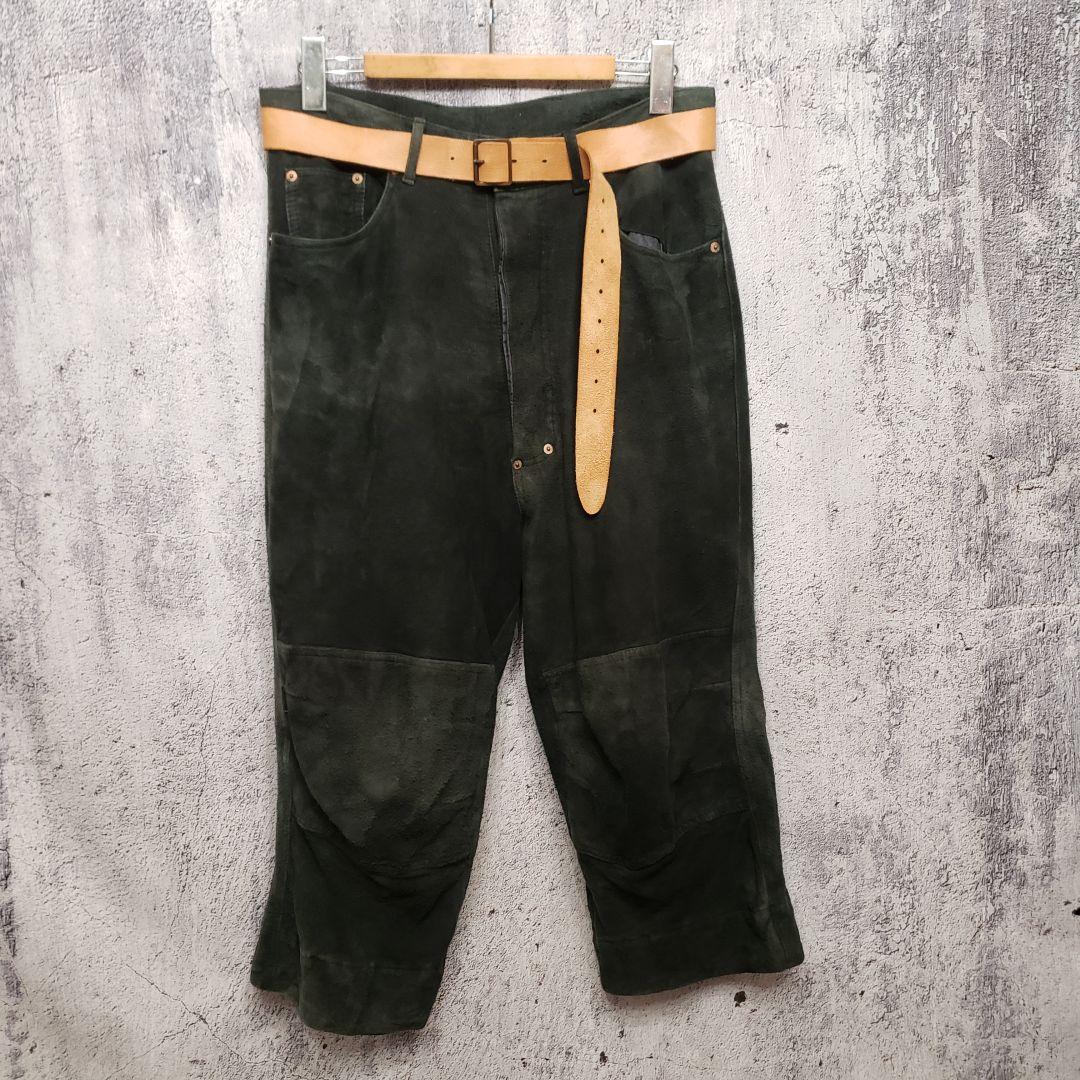 希少 Paul Harnden leather belt Jean