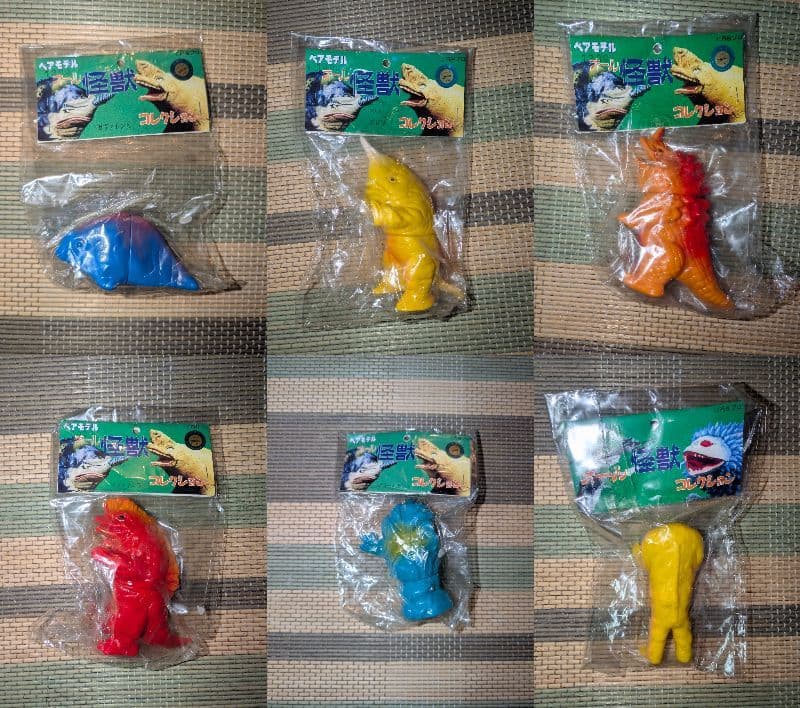オール怪獣コレクション　ソフビまとめ売り　ベアモデル