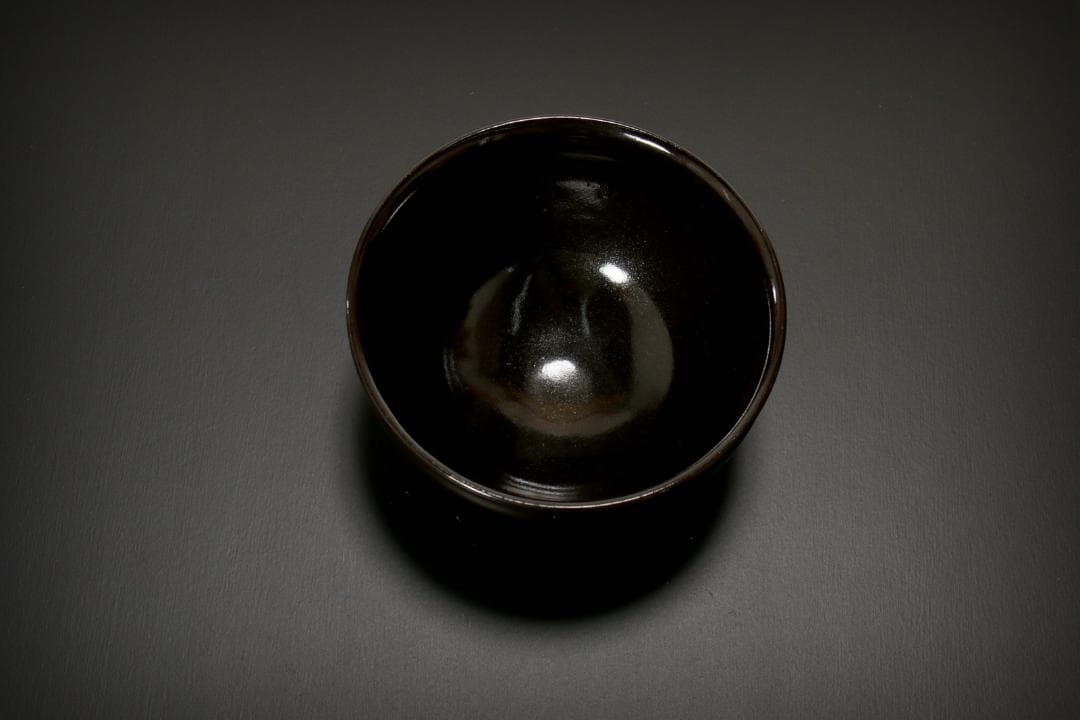 黒色 天目茶碗 木箱付き