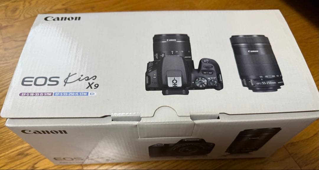 Canon EOS Kiss X9 本体 55-250mmレンズ付き