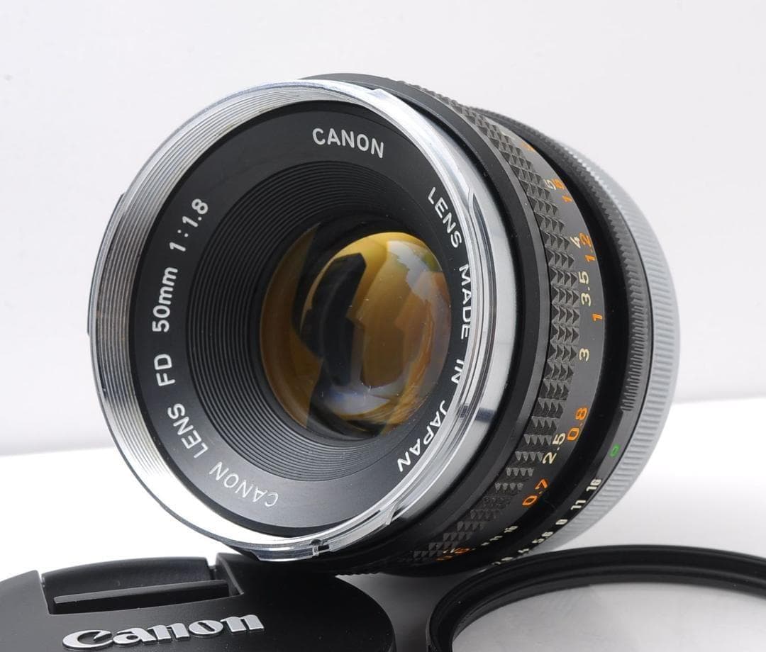 Canon AE-1 ブラック + FD 50mm F1.8 動作品