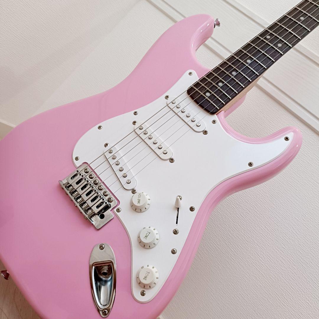 美品 ｜Squier ストラトキャスター ピンク ｜メンテ済