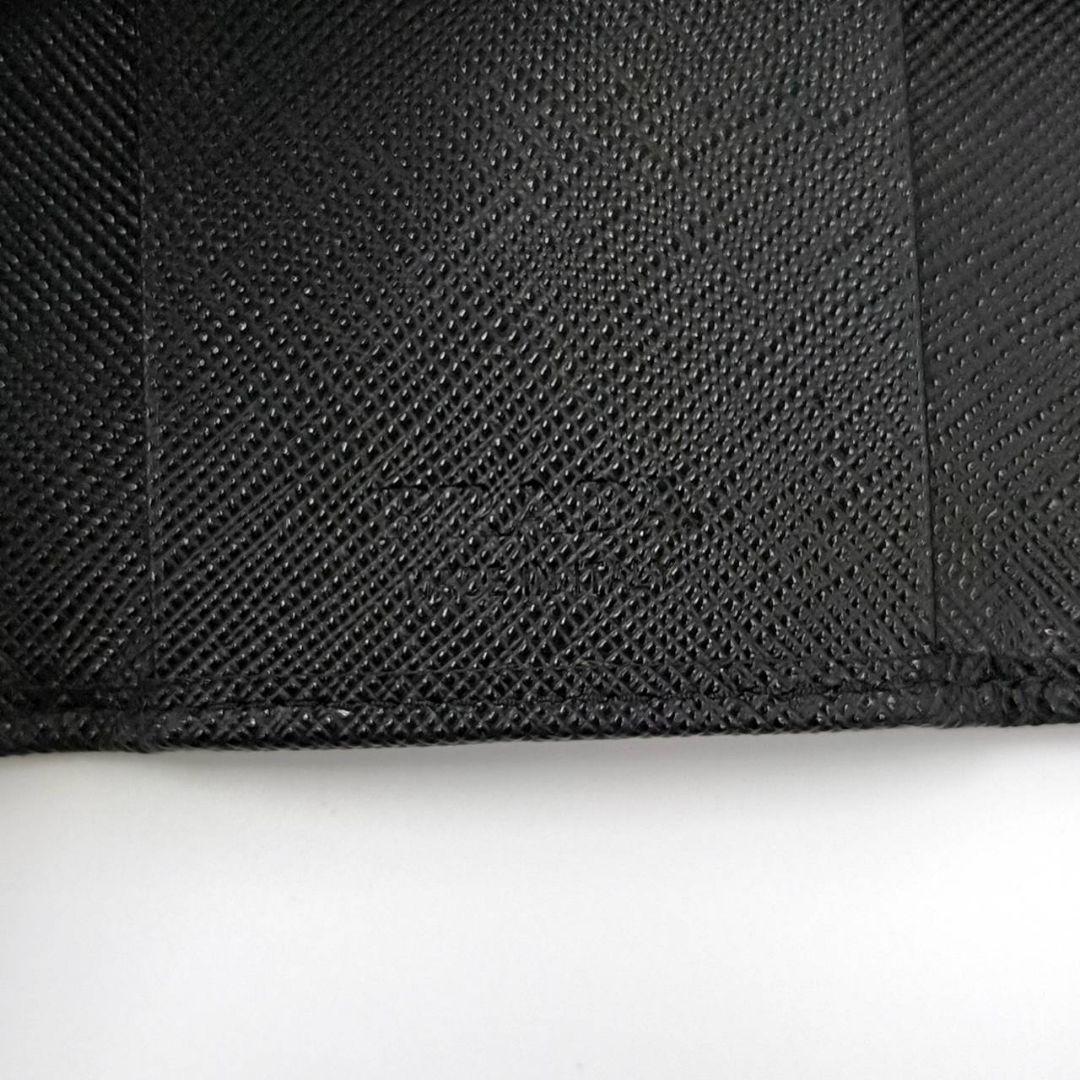 希少モデル プラダ サフィアーノ レザー 6連 キーケース 黒 2PG222