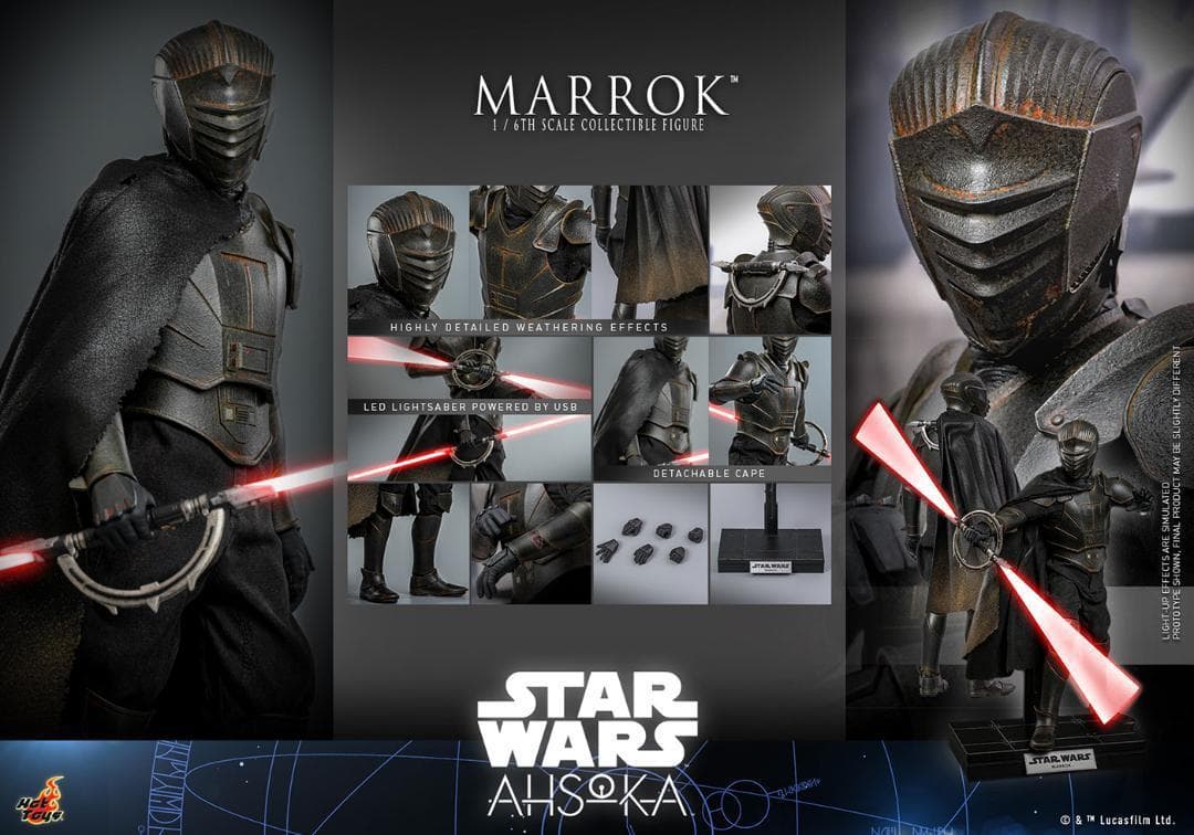 ホットトイズ 1/6 スター・ウォーズ：アソーカ マロック 新品 TMS117