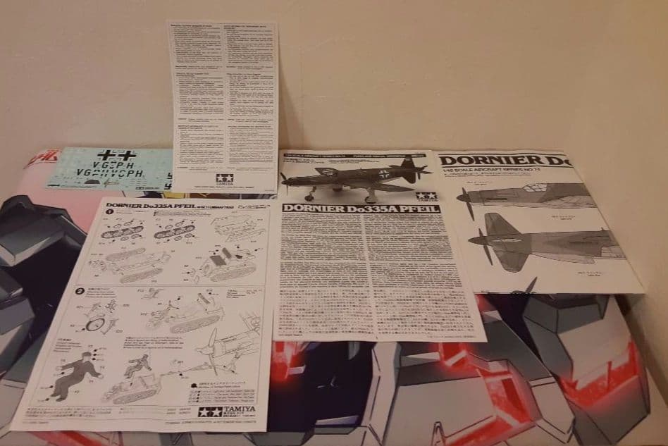 未組み立て　限定品　入手困難　ドルニエDo335A ケッテンクラート牽引セット