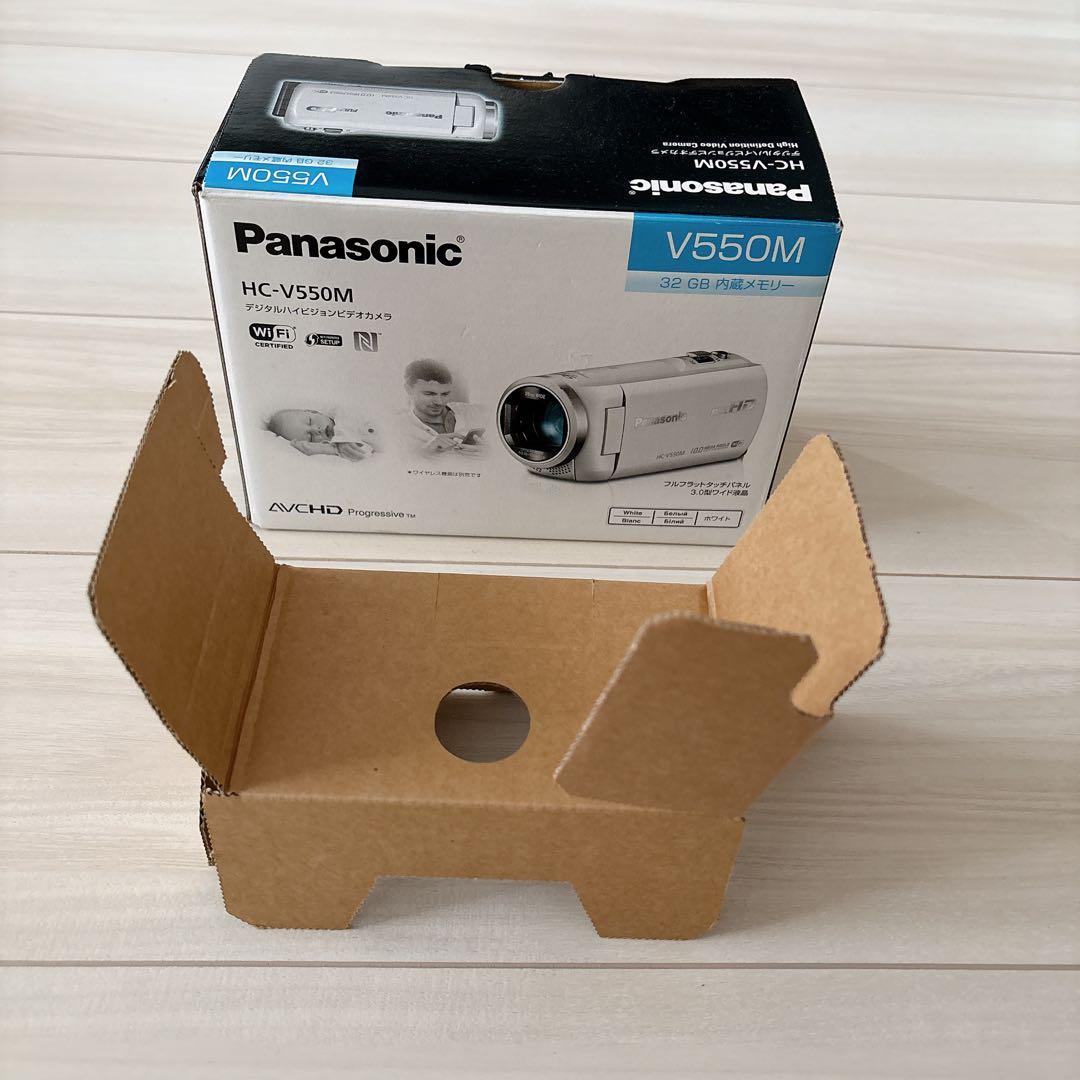 【美品】Panasonic HC-V550M ビデオカメラ キャリングケース付