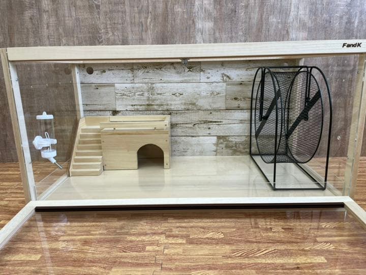 ＦandＫ爬虫類木製ケージ　ハリネズミケージ　900×450×450