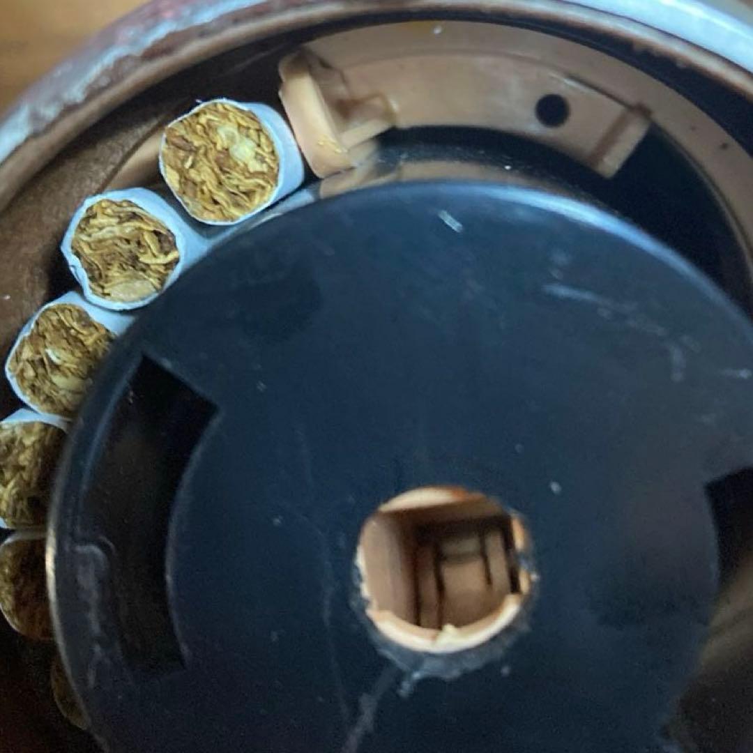 シガレットディスペンサー　ビンテージ煙草入れ人形　バレルマン