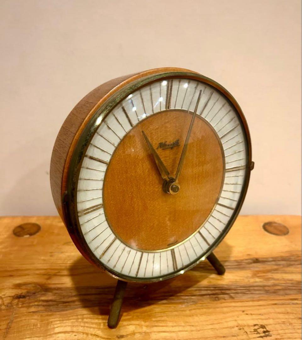 ◇ミッドセンチュリー ヴィンテージ クロック◆ドイツ KIENZLE／キンツレー
