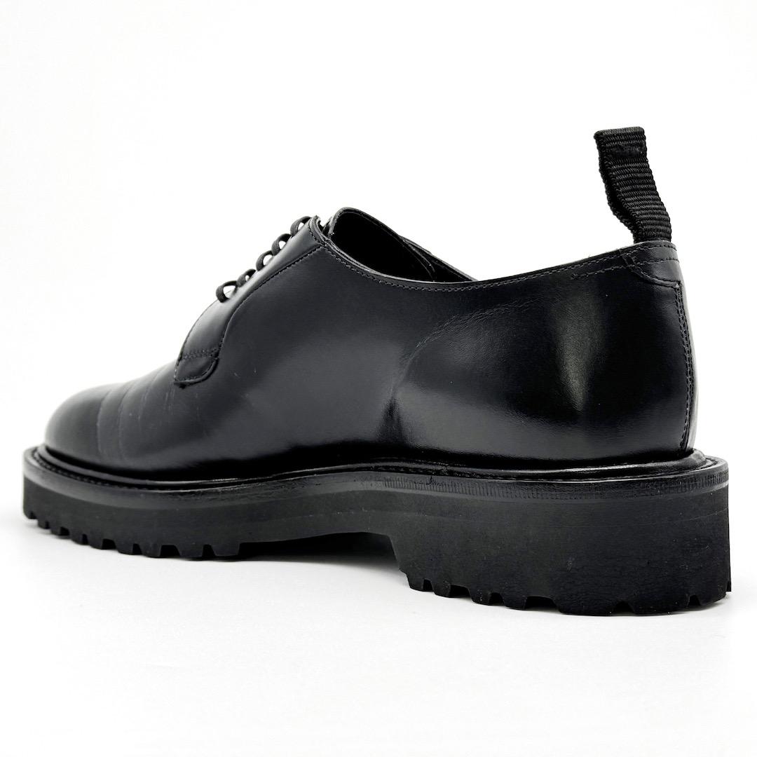 美品 WH ダブルエイチ WHS0010 ドレスシューズ 6 ブラック 革靴