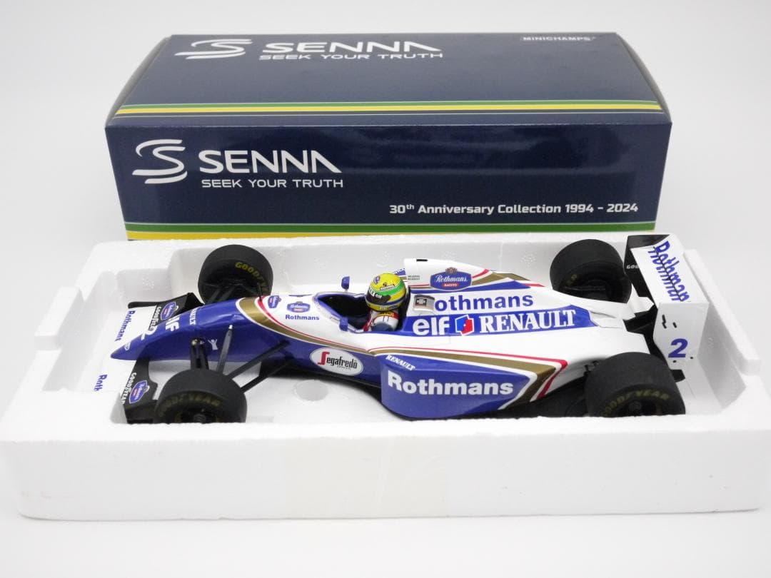 F31_VG30DET1/18 ウィリアムズ FW16ラストレースA.セナ