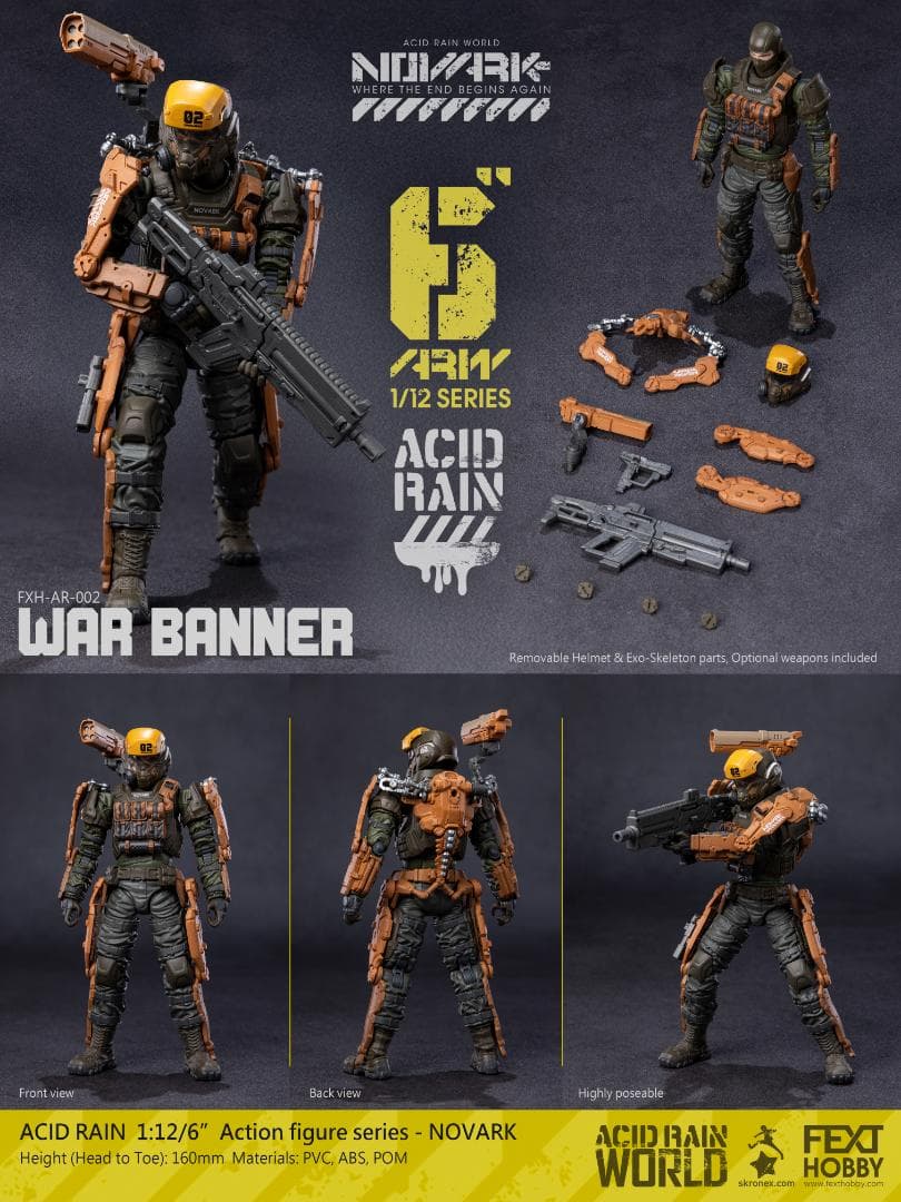 Acid Rain アシドレイン 1:12 4点セット Fext Hobby