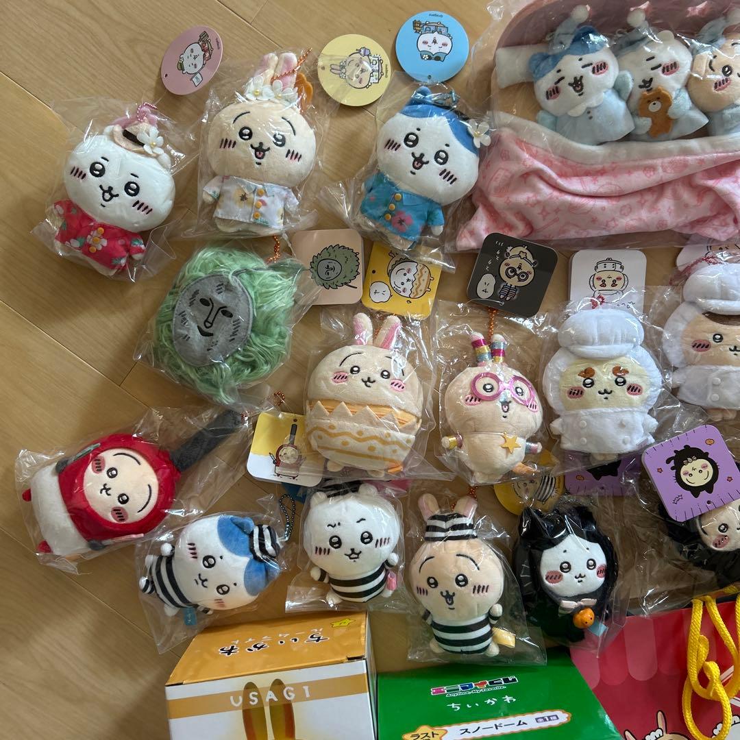 ちいかわ　マスコット　うさぎ　ハチワレ　スノードーム　ルームライト　まとめ売り
