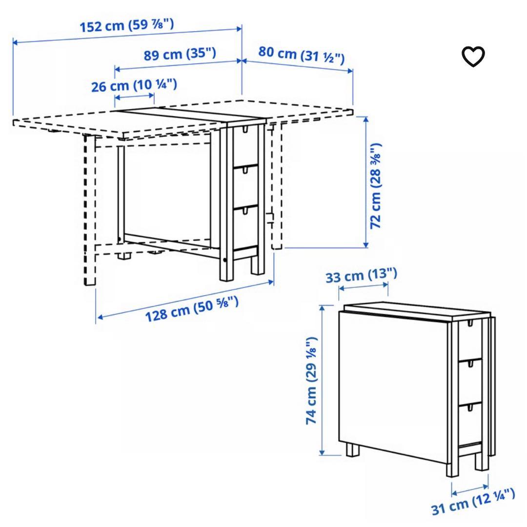 IKEA NORDEN ノールデン テーブル