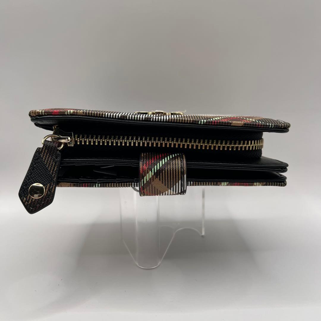 極美品 vivienne westwood 二つ折り財布　ダービー　チェック