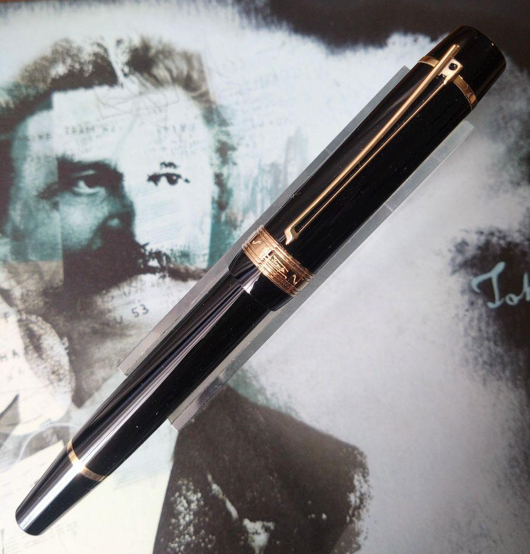 モンブラン万年筆　 ヨハンシュトラウス　F　シャンパンゴールド