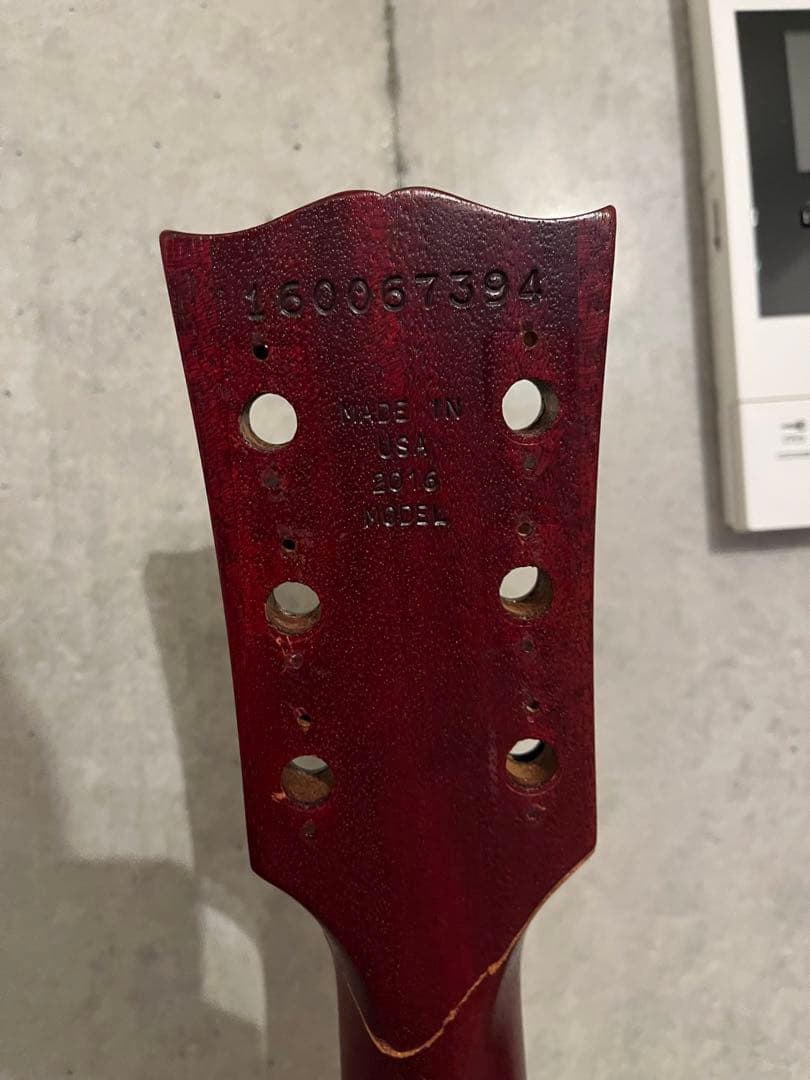 Gibson Les Paul Studio Wine Redネック折れ