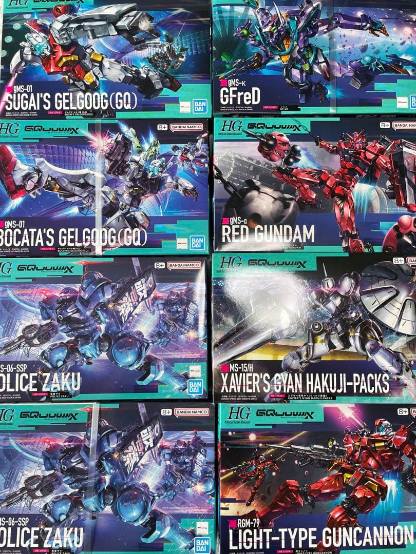 機動戦士ジークアクス　8点まとめ売り　HG