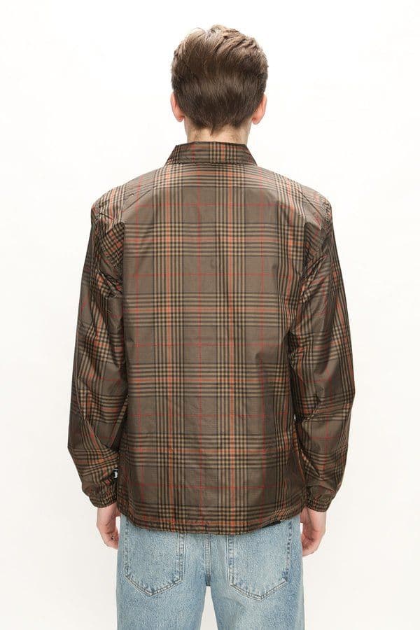 Stussy チェック柄 コーチジャケット