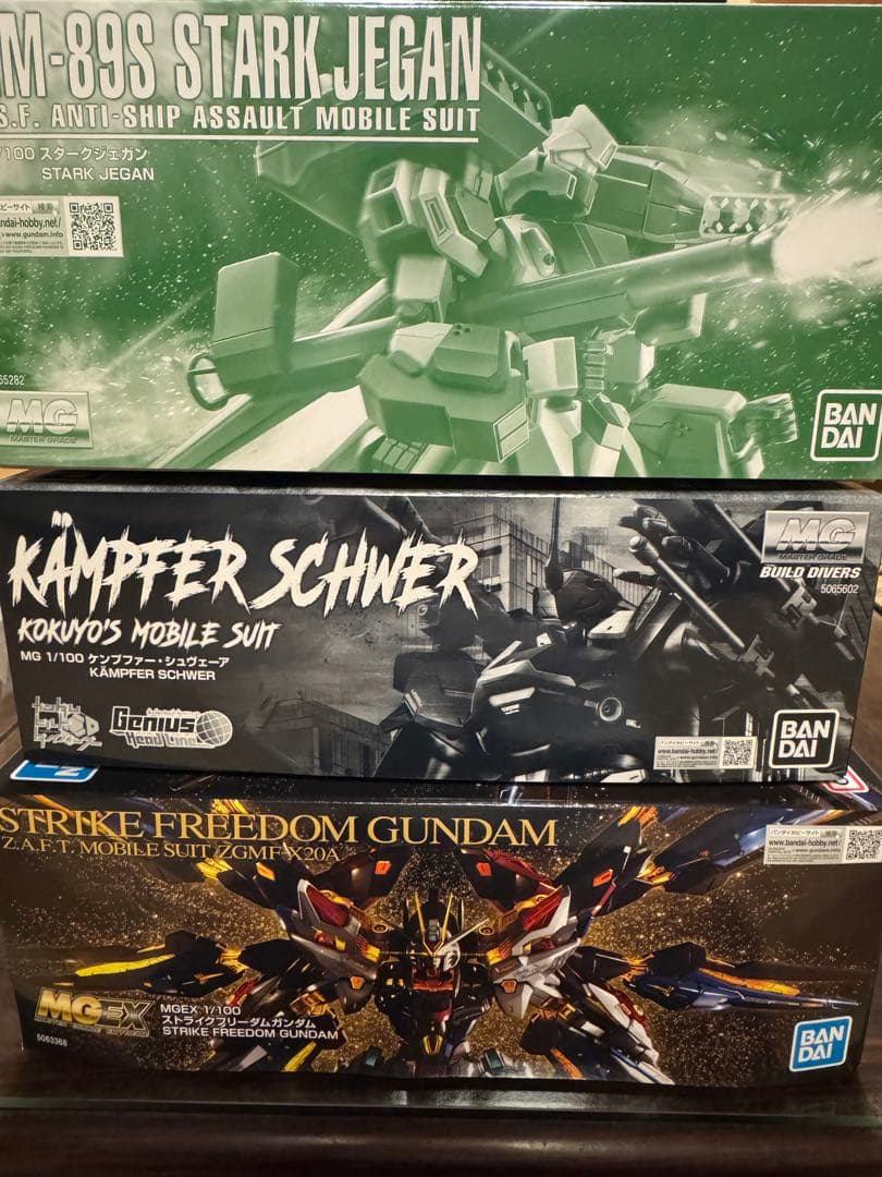 ガンプラ MG 3点セット