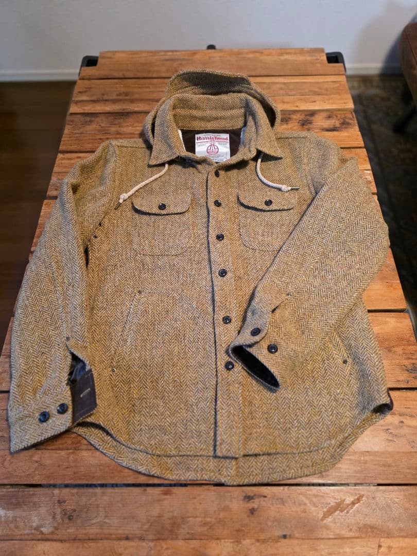 レアHARRIS TWEED ヘリンボーン柄ハリスツイード