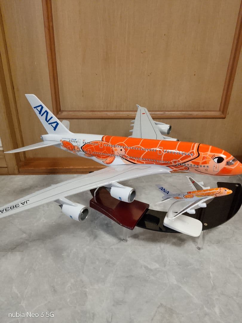 07/21...エアバスa380 フライングホヌ／1/150約50cm
