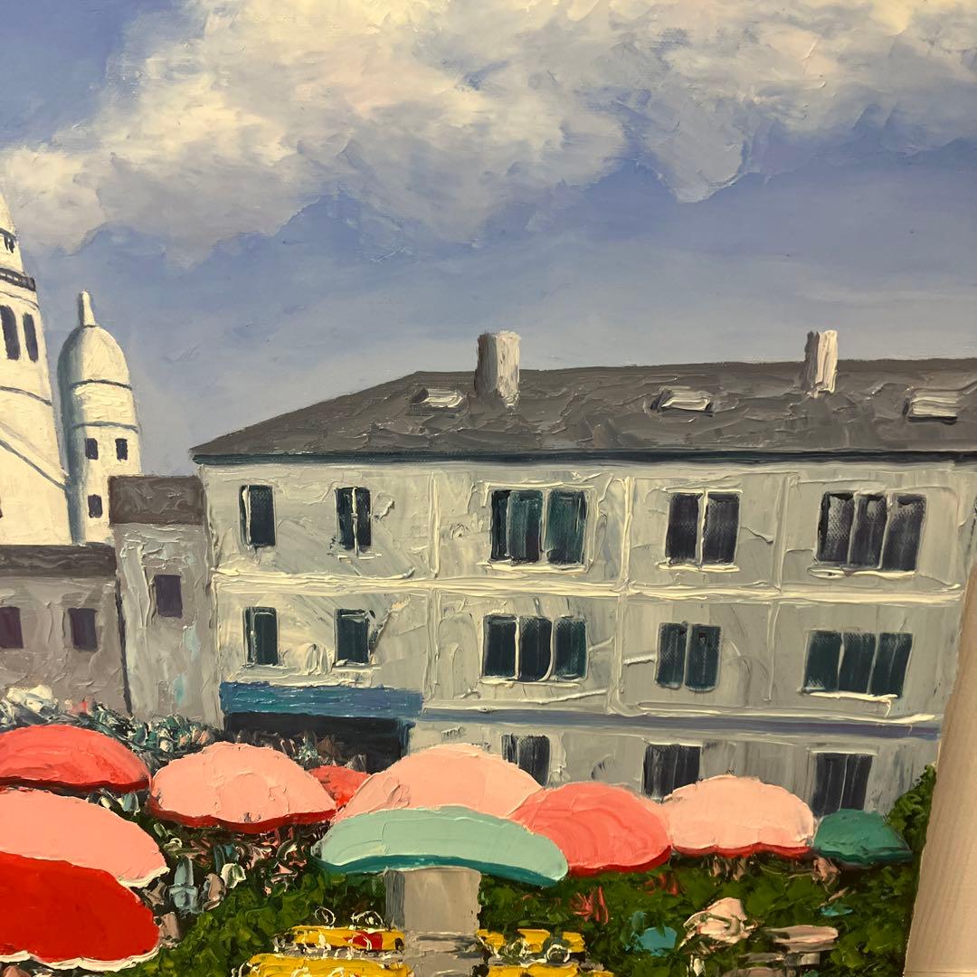 塚田國次　フランス、モンマルトル、テルトル広場