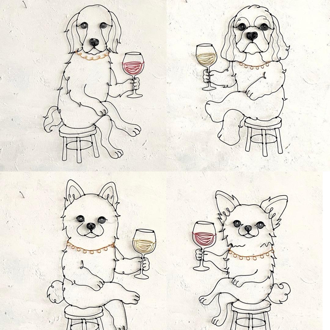 （専用）ワインシリーズ　ワイヤーアート