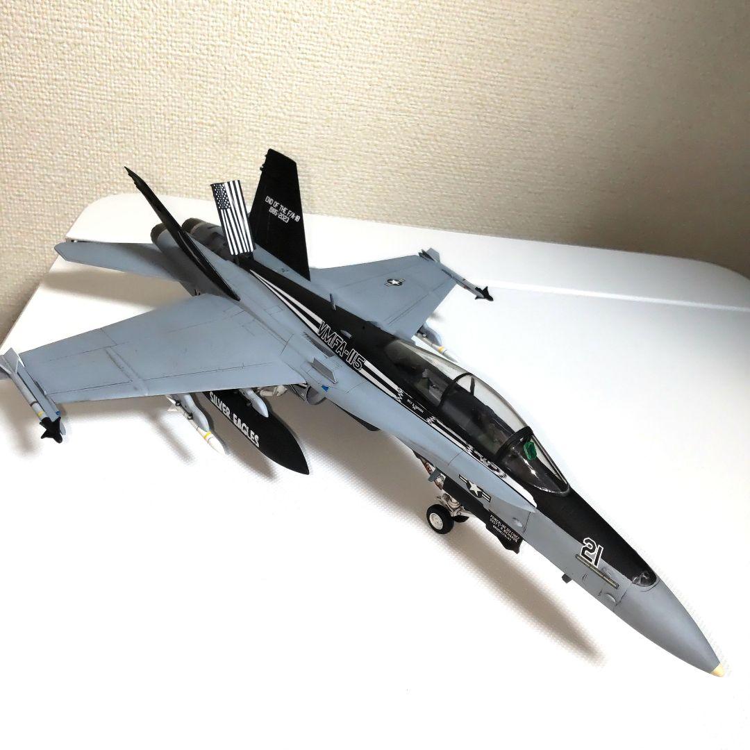 戦闘機プラモデル完成品1/72ハセガワF-18ホーネット