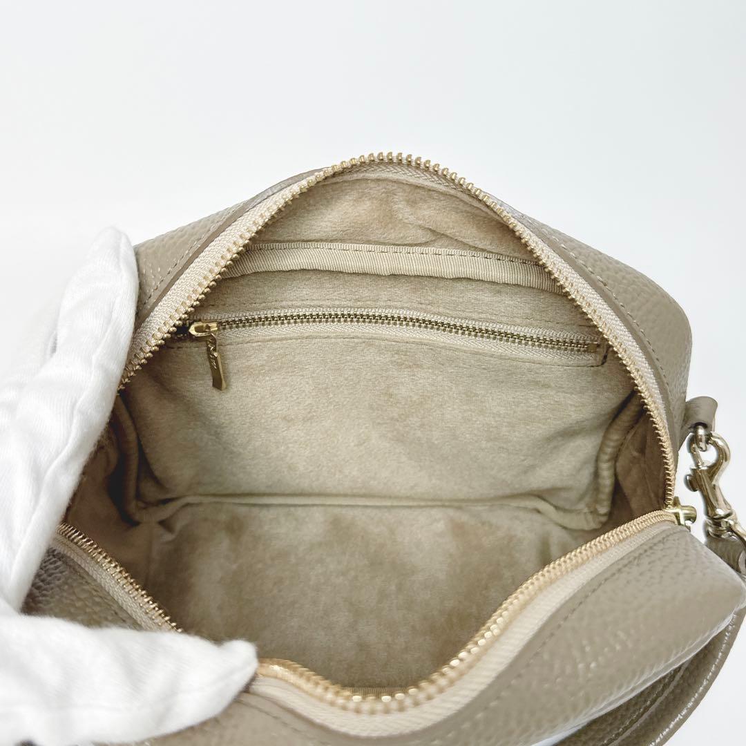 【人気商品】chiiiibag ワイドベルトショルダーボストンバッグ　グレージュ