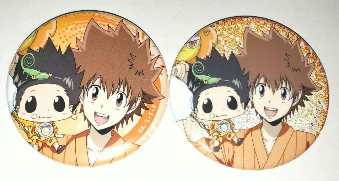 リボーン 沢田綱吉 缶バッジ セット 夏祭り マルイ