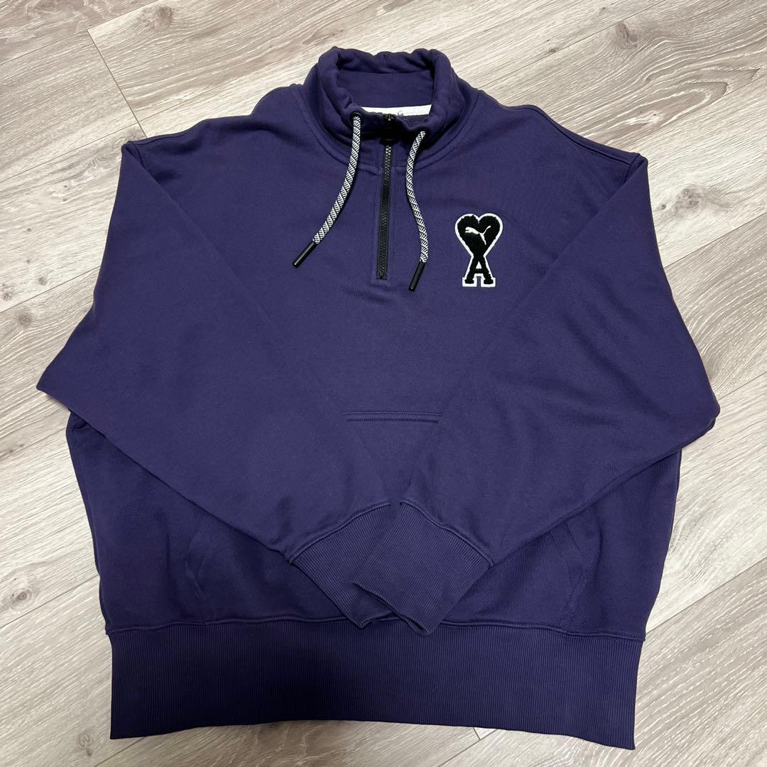PUMA × AMI/プーマ×アミ HALF‐ZIP Lサイズ
