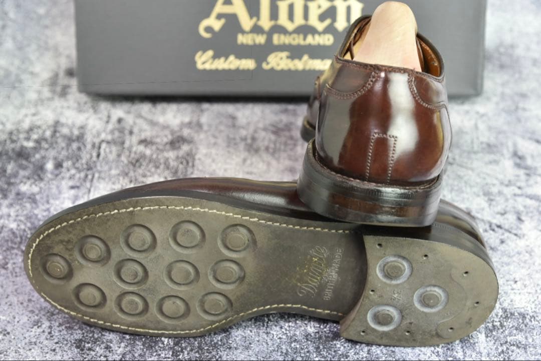 オールデン　コードバン　2490　タンカーOX　6.5D　ミリタリーラスト