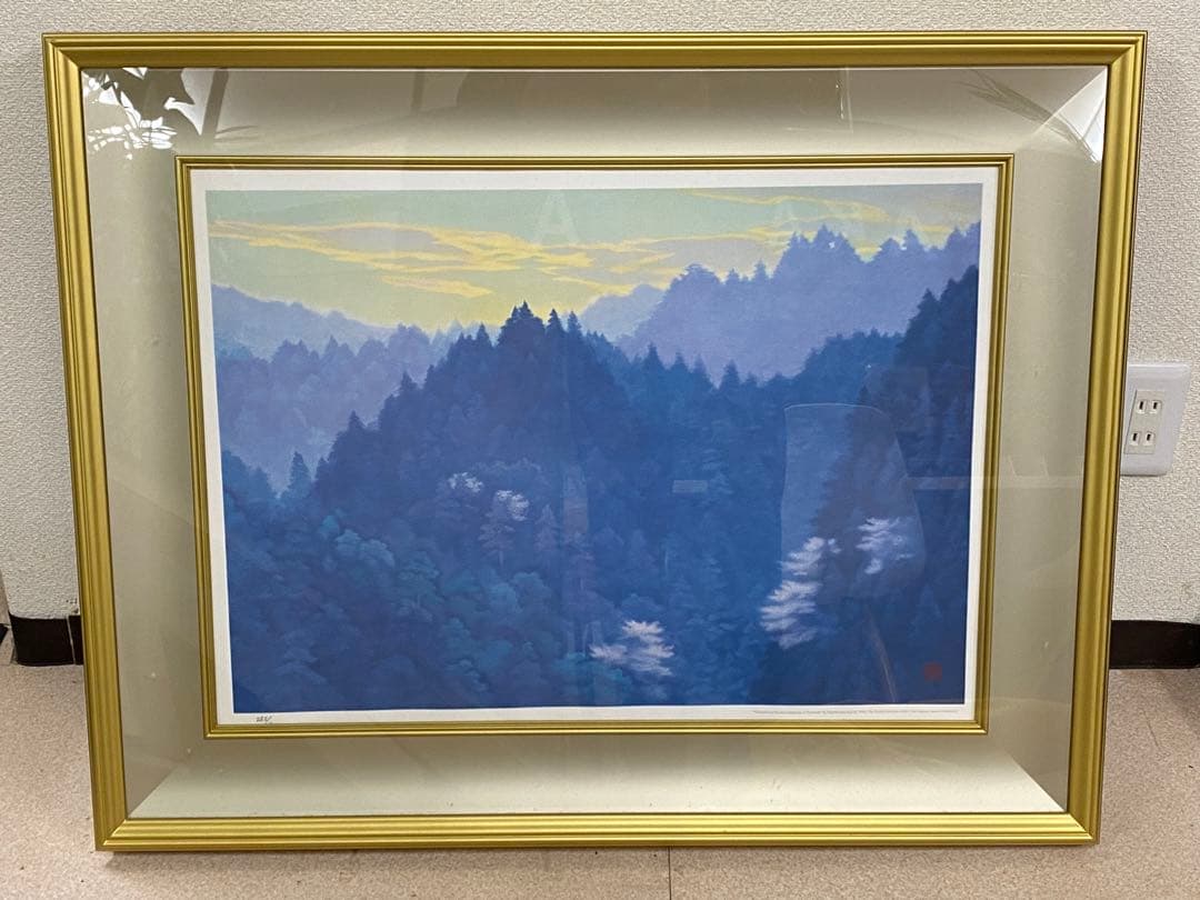 3-1358 東山魁夷　新復刻画『春の曙』