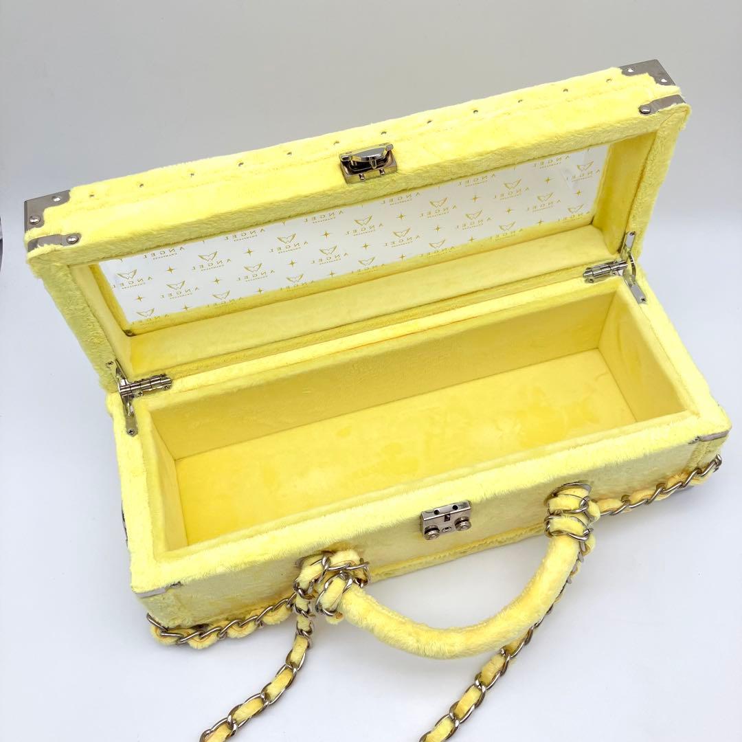 エンジェル シャンパン ドゥミセック ロゼ サマー イエロー ファー 箱付き