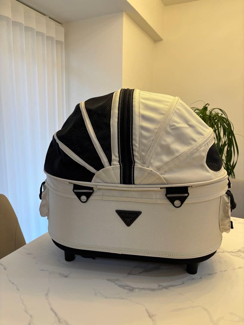 AirBuggy ペットカート コットのみ　アイボリー　オーガナイザー付き