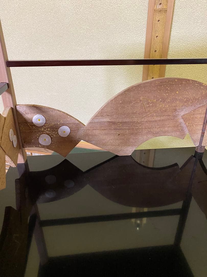 ⭐️本日限定⭐️茶道具/寿扇棚 鵬雲斎好写 天板・地板共溜塗り 固定式