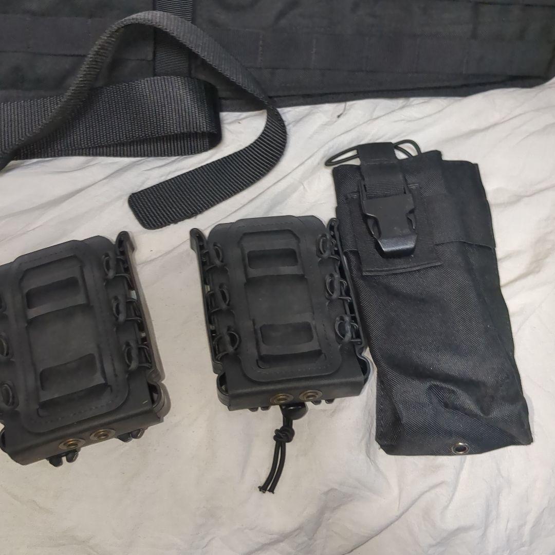 BLACKHAWK 実物旧型チェストリグ 装備一式セット　黒